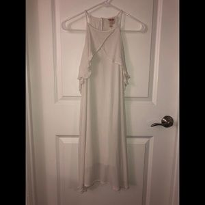 Mission Supply Co. Cold Shoulder Dress Beige